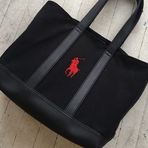 POLO Ralph Lauren 🐎🖤 Black Canvas Bag